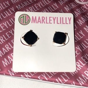 Marleylilly Black and Gold Stud Gems